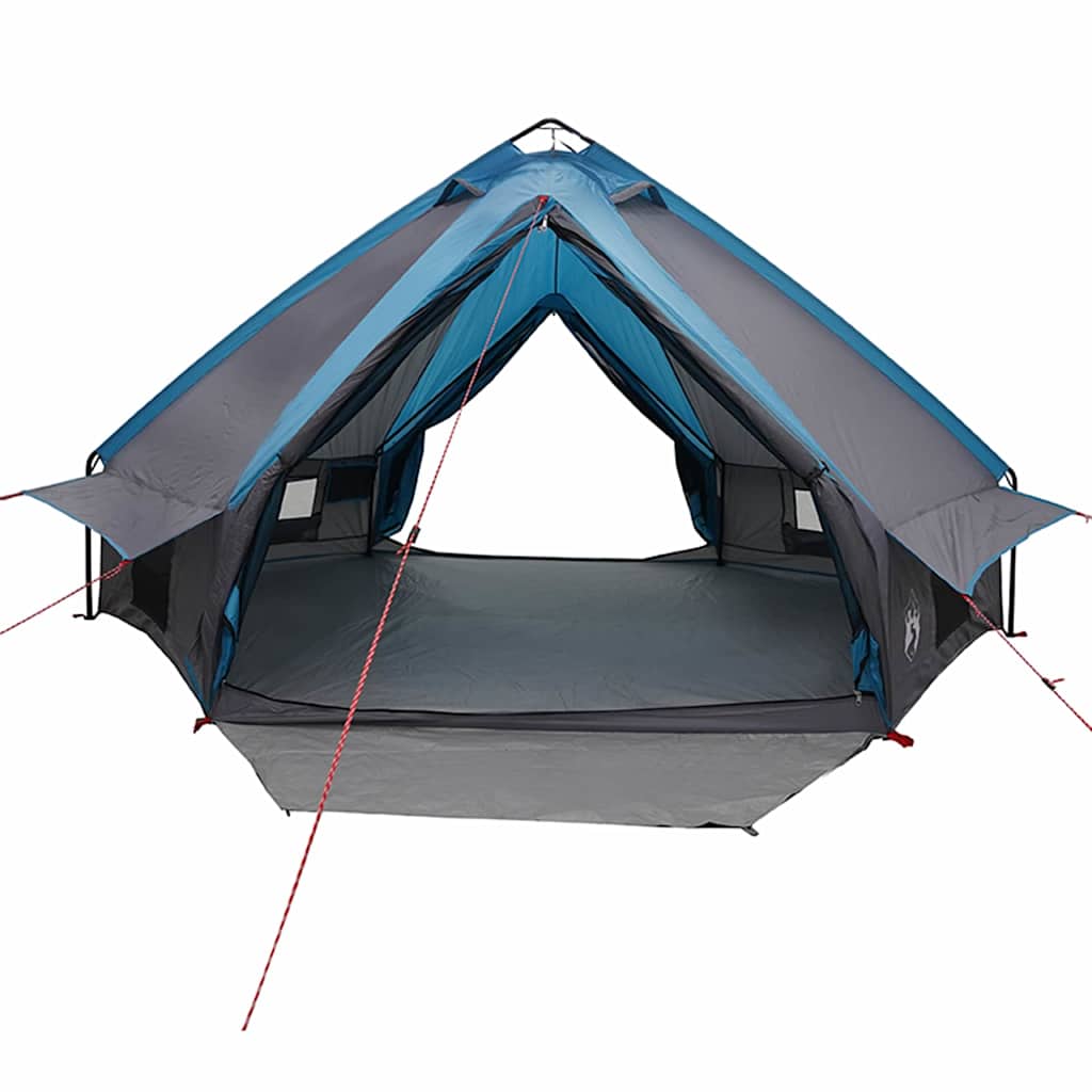 Tenda Teepee con tetto Blu e Grigio 490 x 410 x 210 cm 42004069
