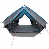 Tenda Teepee con tetto Blu e Grigio 490 x 410 x 210 cm 42004069