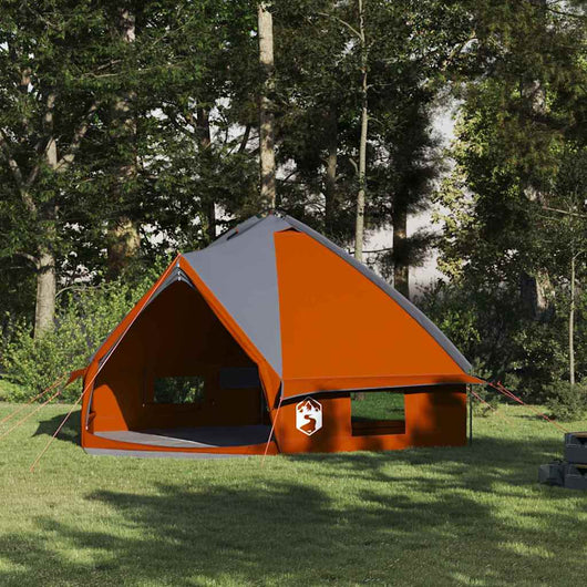 Tenda Teepee con tetto Grigio e arancione 490 x 410 x 210 cm 42004070