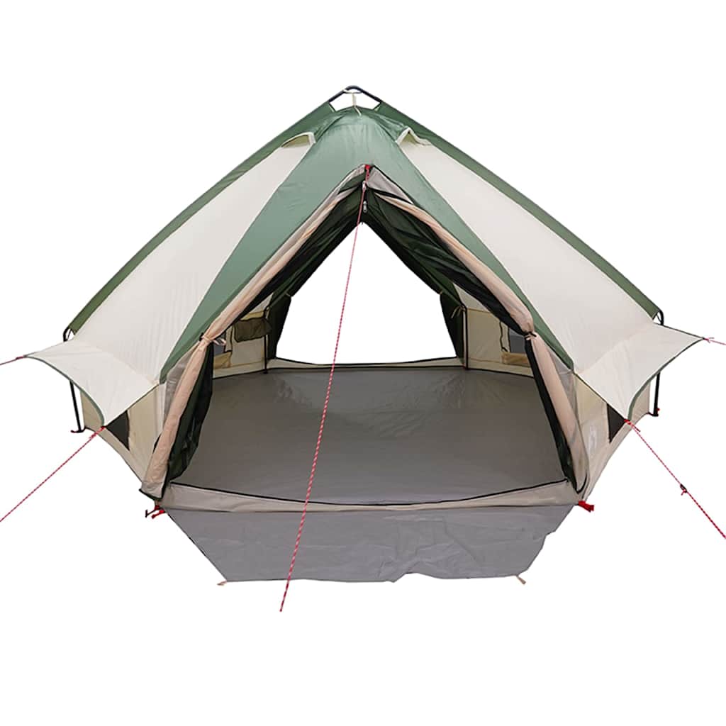 Tenda Teepee con tetto Verde e Bianco 490 x 410 x 210 cm 42004071