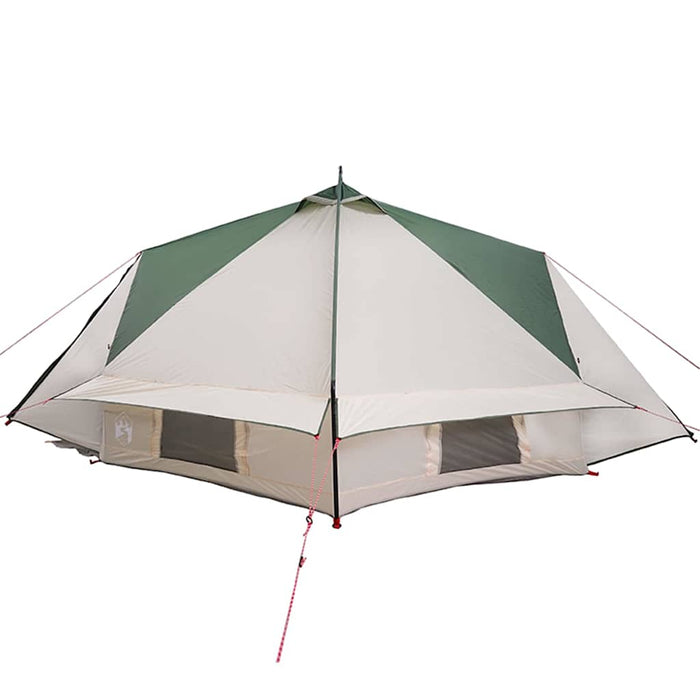 Tenda Teepee con tetto Verde e Bianco 490 x 410 x 210 cm 42004071