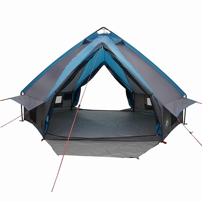 Tenda Teepee con tetto Blu e Grigio 490 x 410 x 210 cm 42004072