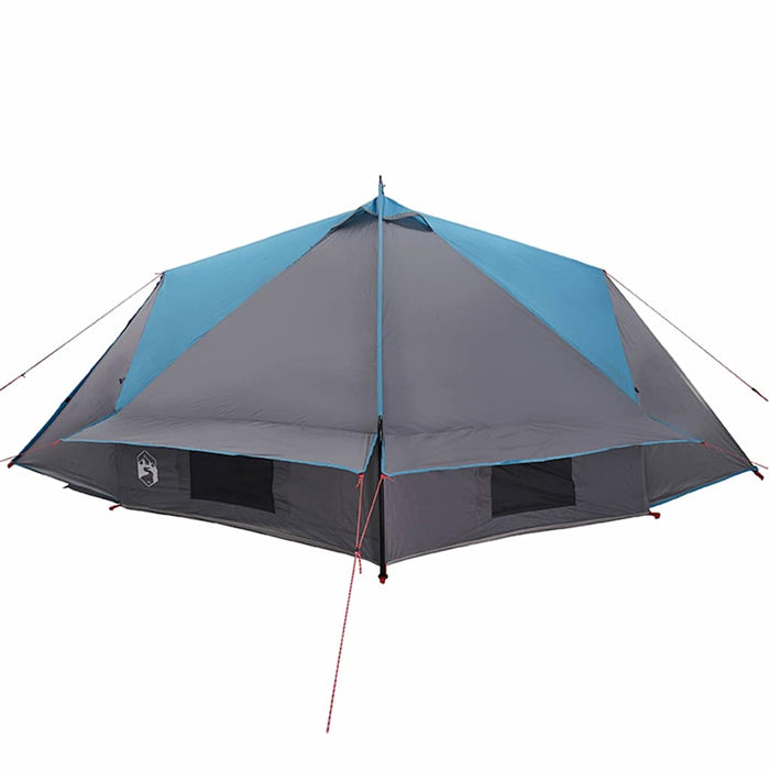 Tenda Teepee con tetto Blu e Grigio 490 x 410 x 210 cm 42004072