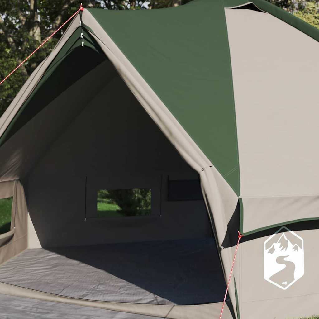Tenda Teepee con tetto Verde e Grigio 490 x 410 x 210 cm 42004074