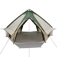 Tenda Teepee con tetto Verde e Grigio 490 x 410 x 210 cm 42004074