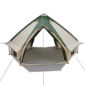 Tenda Teepee con tetto Verde e Grigio 490 x 410 x 210 cm 42004074