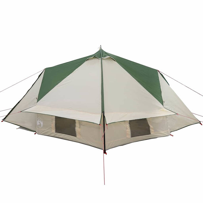 Tenda Teepee con tetto Verde e Grigio 490 x 410 x 210 cm 42004074