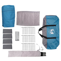 Tenda Familiare con tetto Blu e Grigio 745 x 700 x 217 cm 42004078