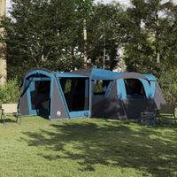 Tenda Familiare con tetto Blu e Grigio 745 x 700 x 217 cm 42004078