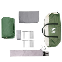 Tenda Familiare con tetto Verde e Bianco 324 x 255 x 230 cm 42004083