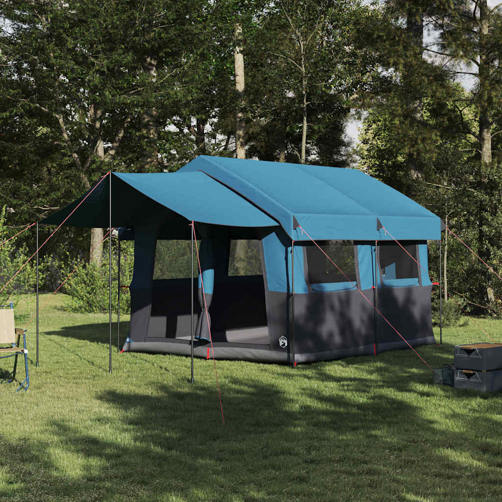 Tenda Familiare con tetto Blu e Grigio 324 x 255 x 230 cm 42004084