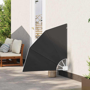 vidaXL Schermo di Privacy per Balcone Antracite 115 x 115 cm Tessuto