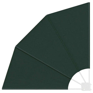 Schermo di Privacy per Balcone Verde scuro 115 x 115 cm Tessuto 42000910