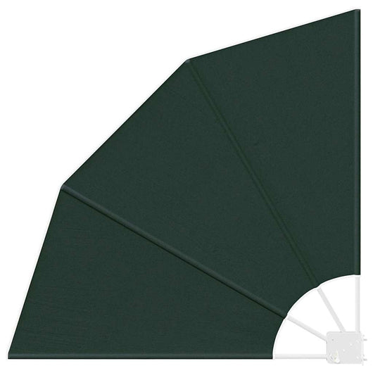 vidaXL Schermo di Privacy per Balcone Verde scuro 115 x 115 cm Tessuto