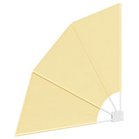 vidaXL Schermo di Privacy per Balcone Sabbia 115 x 115 cm Tessuto