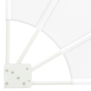 Schermo di Privacy per Balcone Bianco 115 x 115 cm Tessuto 42000912