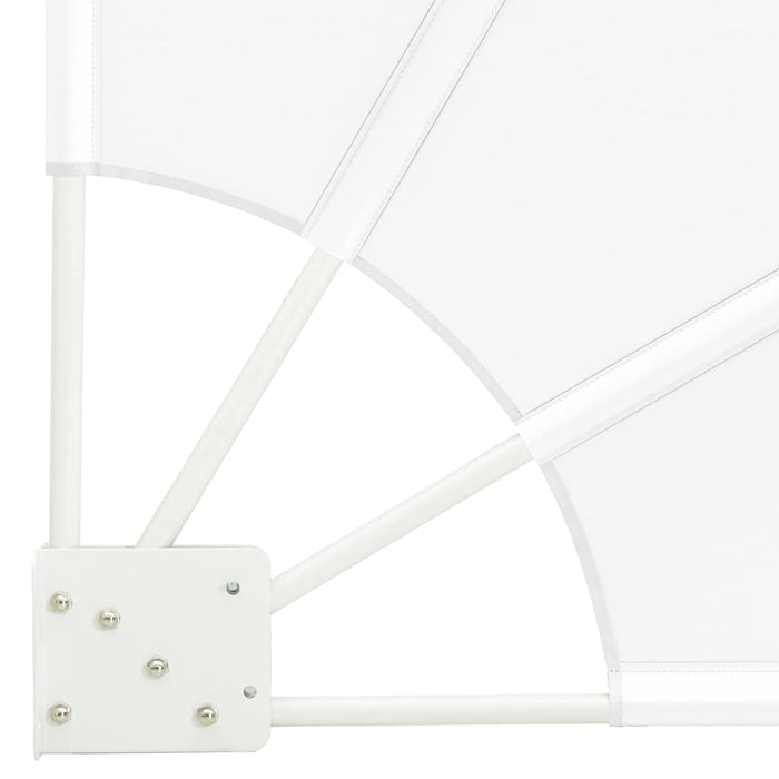 Schermo di Privacy per Balcone Bianco 115 x 115 cm Tessuto 42000912