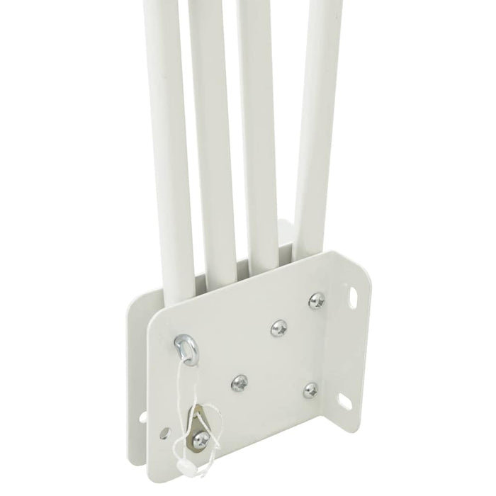 vidaXL Schermo di Privacy per Balcone Antracite e bianco 115 x 115 cm