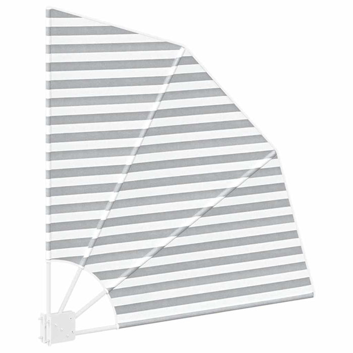 vidaXL Schermo di Privacy per Balcone Antracite e bianco 115 x 115 cm