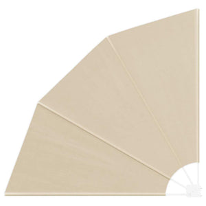 vidaXL Schermo di Privacy per Balcone Beige 160 x 160 cm Tessuto