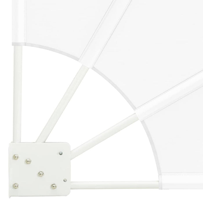 Schermo di Privacy per Balcone Bianco 160 x 160 cm Tessuto 42000921