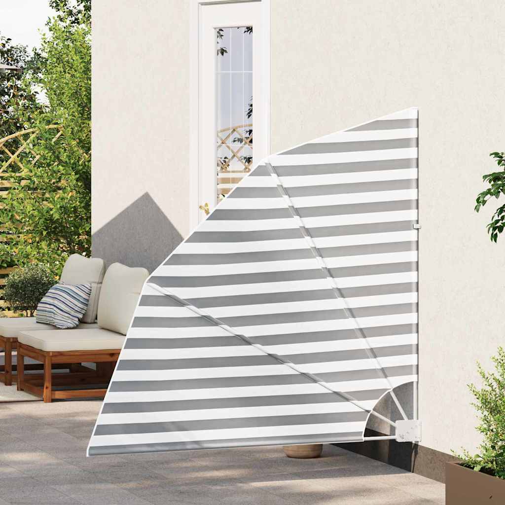 vidaXL Schermo di Privacy per Balcone Antracite e bianco 160 x 160 cm