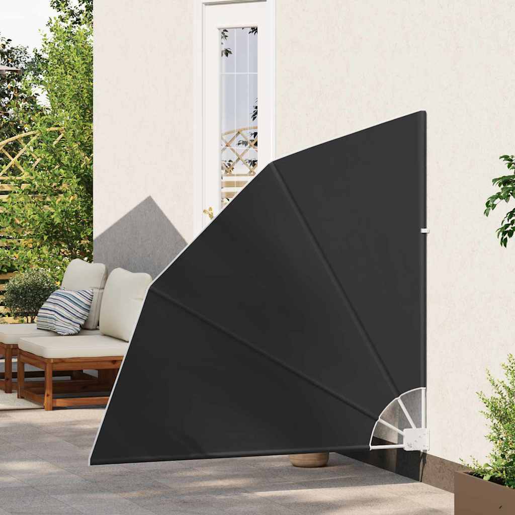 vidaXL Schermo di Privacy per Balcone Antracite 140 x 140 cm Tessuto
