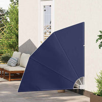 vidaXL Schermo di Privacy per Balcone Blu marino 140 x 140 cm Tessuto
