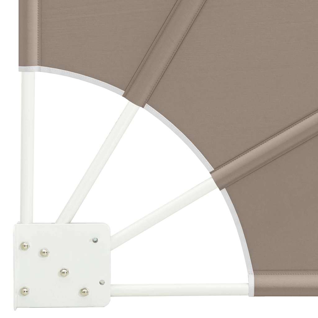 vidaXL Schermo di Privacy per Balcone Talpa 140 x 140 cm Tessuto