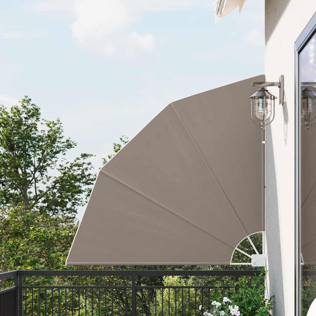 vidaXL Schermo di Privacy per Balcone Talpa 140 x 140 cm Tessuto