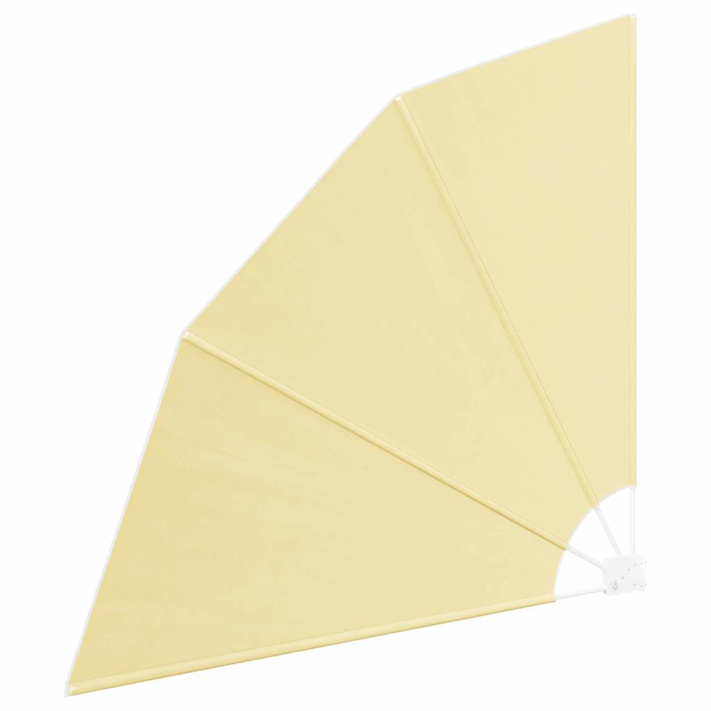 vidaXL Schermo di Privacy per Balcone Sabbia 140 x 140 cm Tessuto