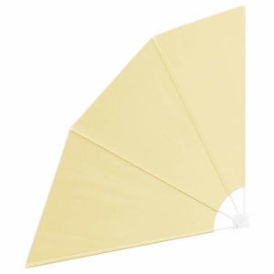 vidaXL Schermo di Privacy per Balcone Sabbia 140 x 140 cm Tessuto