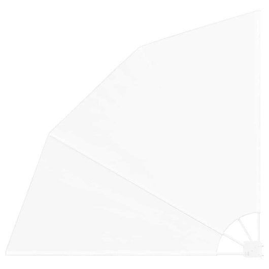 Schermo di Privacy per Balcone Bianco 140 x 140 cm Tessuto 42000930