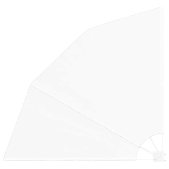 vidaXL Schermo di Privacy per Balcone Bianco 140 x 140 cm Tessuto