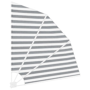 Schermo di Privacy per Balcone Antracite e bianco 140 x 140 cm 42000931