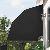 vidaXL Schermo di Privacy per Balcone Antracite 210 x 210 cm Tessuto