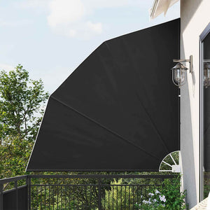 vidaXL Schermo di Privacy per Balcone Antracite 210 x 210 cm Tessuto