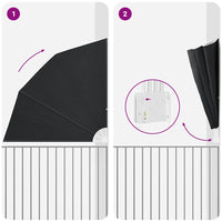 vidaXL Schermo di Privacy per Balcone Antracite 210 x 210 cm Tessuto