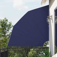 vidaXL Schermo di Privacy per Balcone Blu marino 210 x 210 cm Tessuto