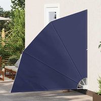 vidaXL Schermo di Privacy per Balcone Blu marino 210 x 210 cm Tessuto