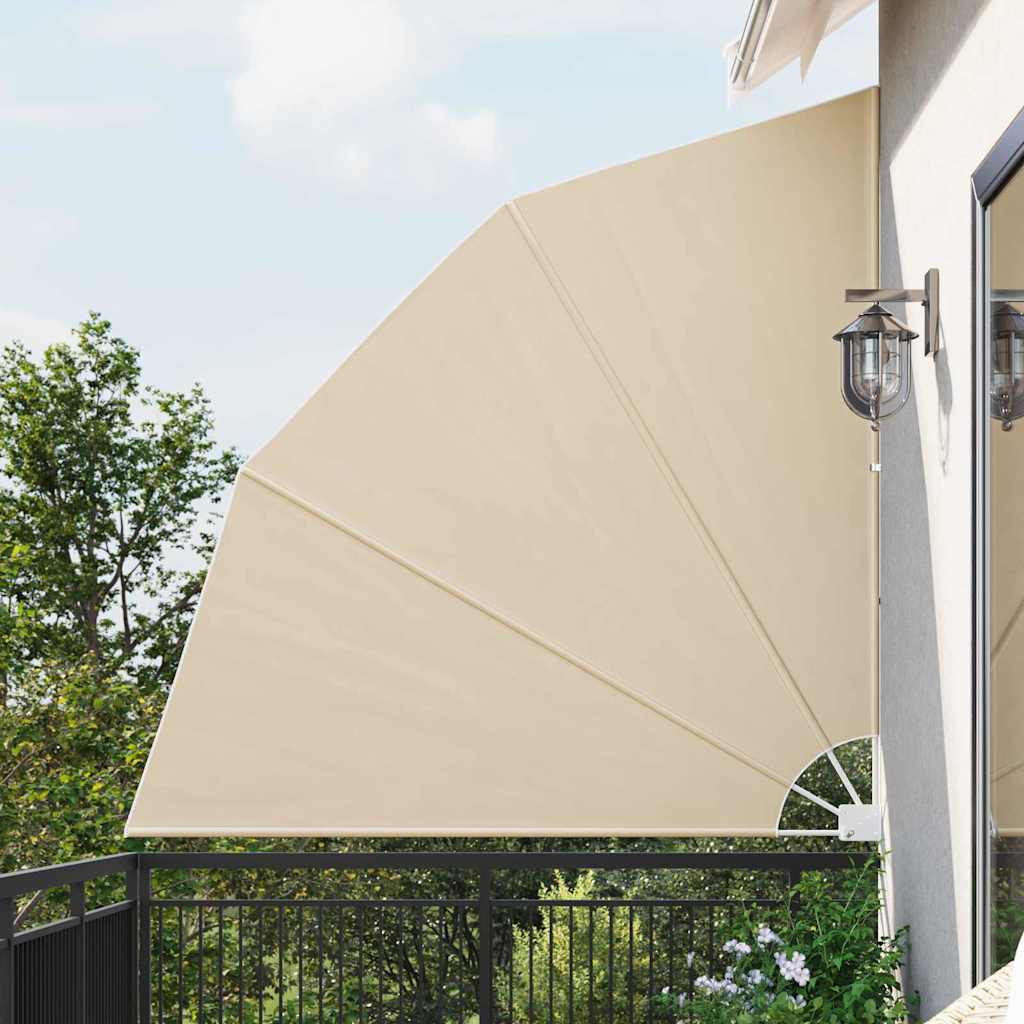 Schermo di Privacy per Balcone Beige 210 x 210 cm Tessuto 42000934
