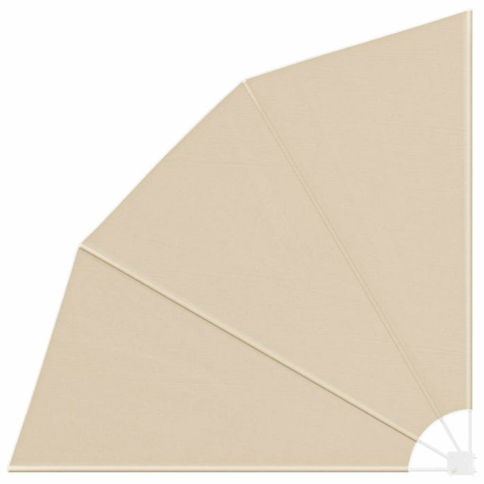 vidaXL Schermo di Privacy per Balcone Beige 210 x 210 cm Tessuto
