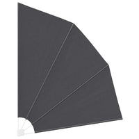 vidaXL Schermo di Privacy per Balcone Nero 210 x 210 cm Tessuto