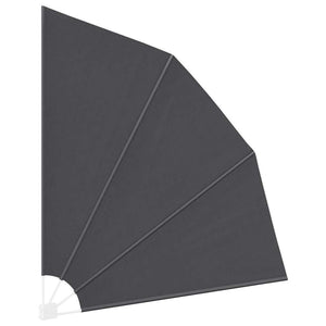 vidaXL Schermo di Privacy per Balcone Nero 210 x 210 cm Tessuto