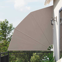 vidaXL Schermo di Privacy per Balcone Talpa 210 x 210 cm Tessuto