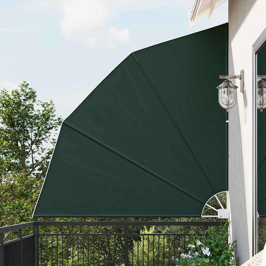 Schermo di Privacy per Balcone Verde scuro 210 x 210 cm Tessuto 42000937