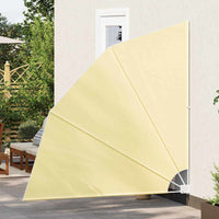 vidaXL Schermo di Privacy per Balcone Sabbia 210 x 210 cm Tessuto