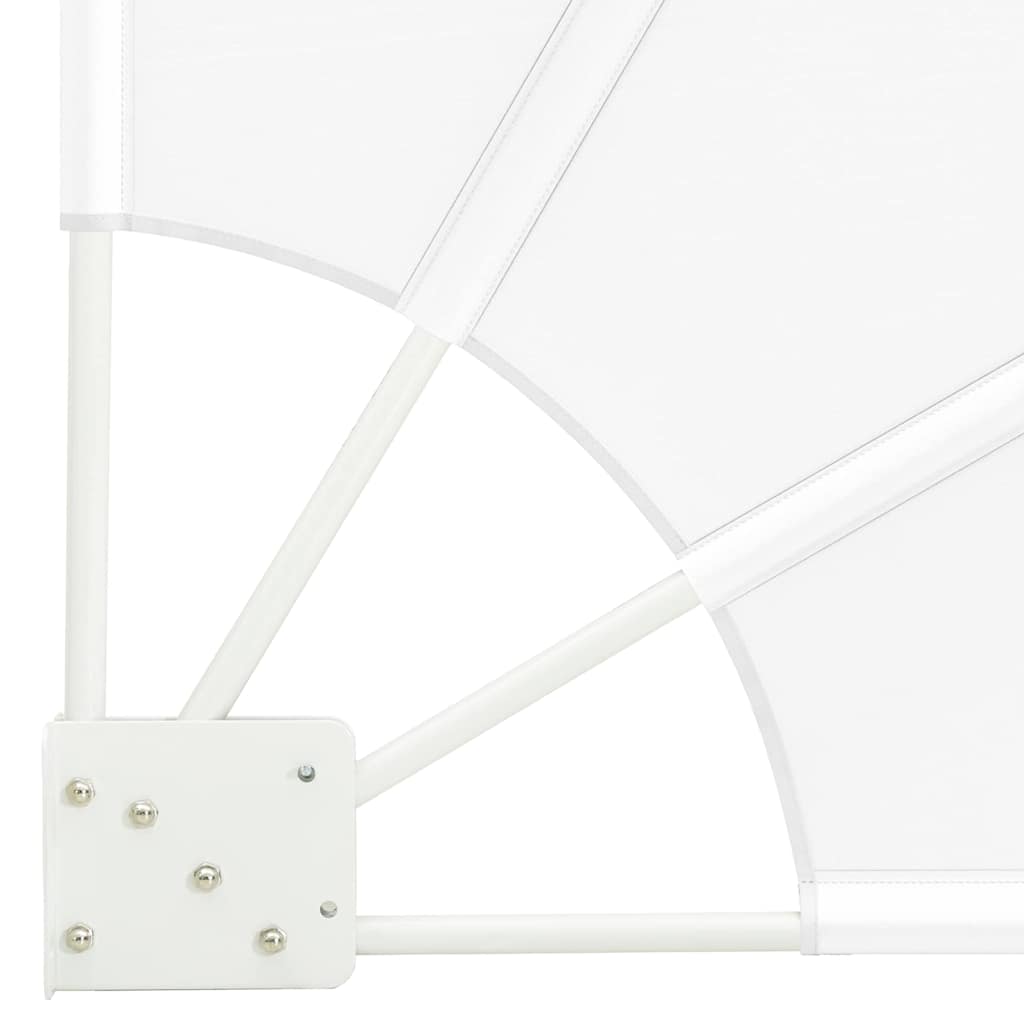 vidaXL Schermo di Privacy per Balcone Bianco 210 x 210 cm Tessuto