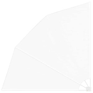 vidaXL Schermo di Privacy per Balcone Bianco 210 x 210 cm Tessuto