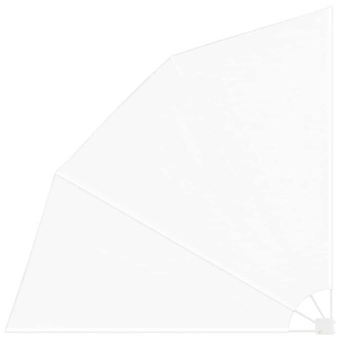 vidaXL Schermo di Privacy per Balcone Bianco 210 x 210 cm Tessuto